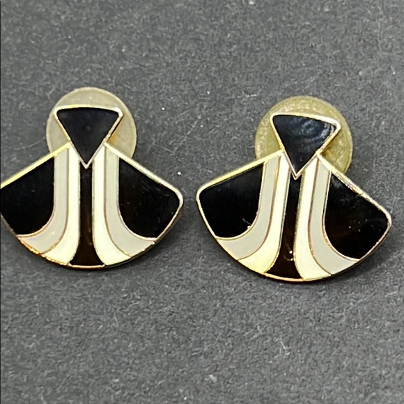 Samuel Huang enamel earrings - Picture 1 of 5